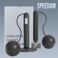 Speedaw Smart Cordless Jump Rope - LED Screen Dynamically Record Motion Data, Ergo Grips & HIIT & Cardio Fast Cals Burn & Home Gym Travel, Workout Exercise