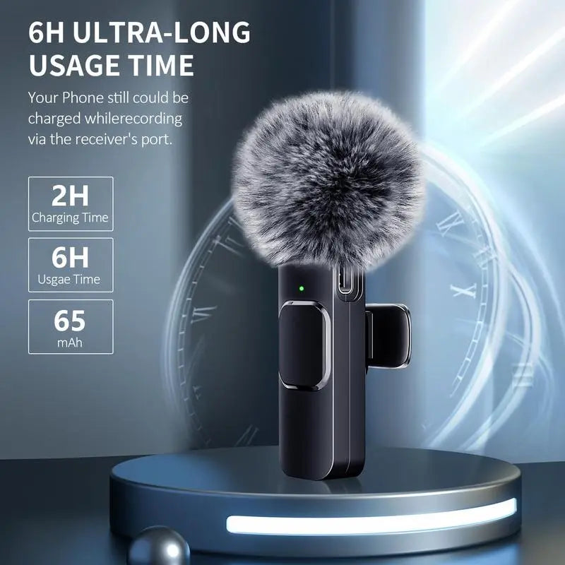 Elevate Your Audio Experience with Our Wireless Lapel Microphone - Perfect for iPhone & Android, Ideal for Streaming, Vlogging, and Interviews!