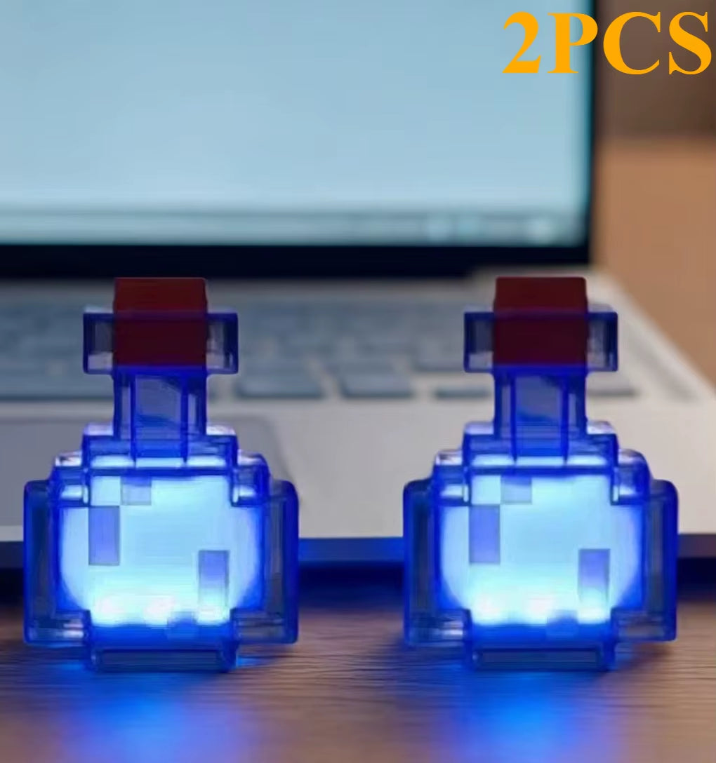 Illuminate Your Space with the Magic Potion Bottle Mood Light - 7 Color Changing Night Lamp for Kids, Teens, and Adults