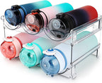 Maximize Your Space with Our Stackable Water Bottle Organizer - 2 Pack for Effortless Storage and Organization