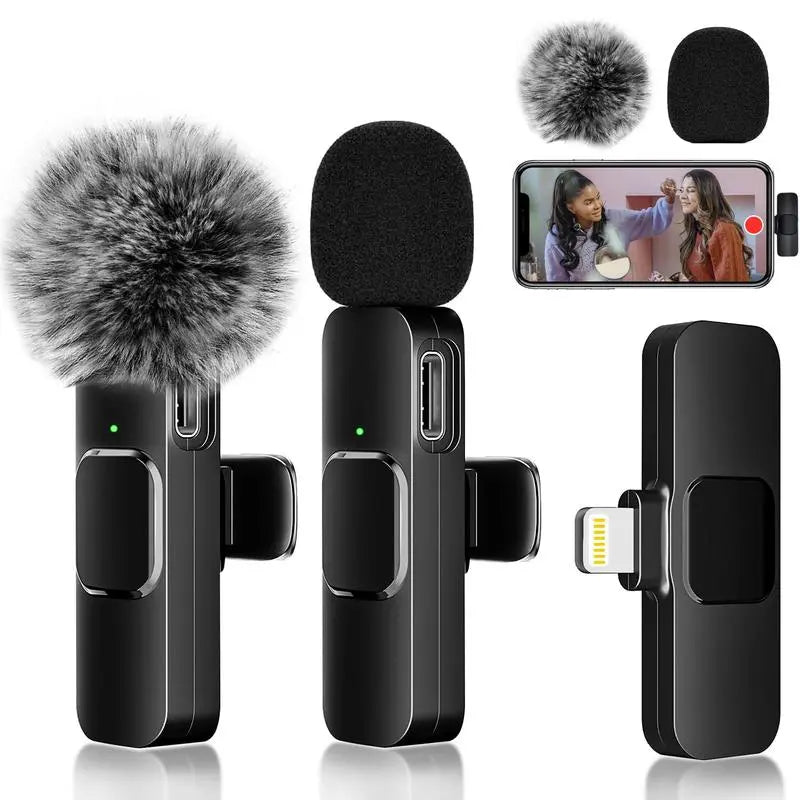 Elevate Your Audio Experience with Our Wireless Lapel Microphone - Perfect for iPhone & Android, Ideal for Streaming, Vlogging, and Interviews!