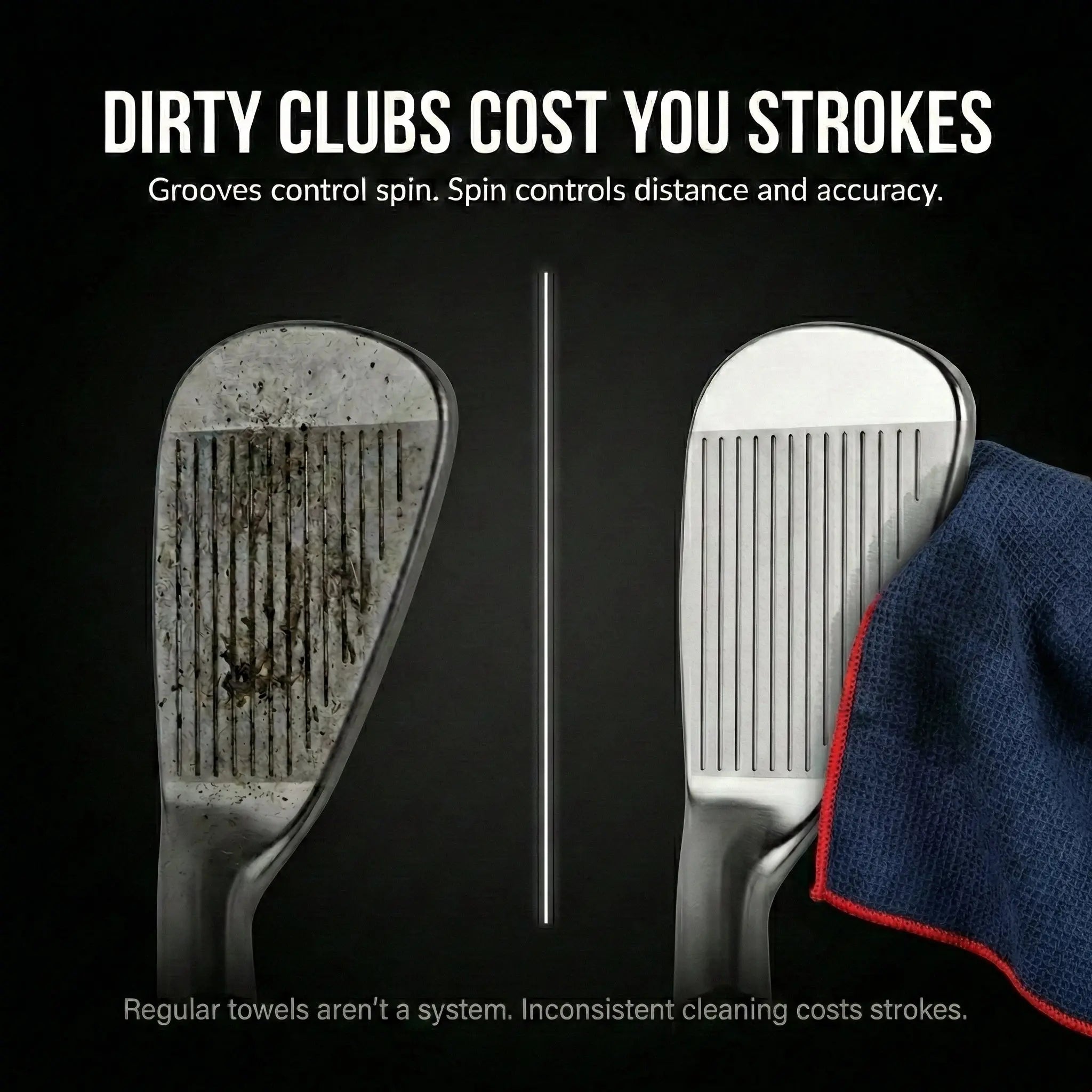 Elevate Your Game with the Magna-Anchor™ Magnetic Golf Towel – Stubby (16×24)