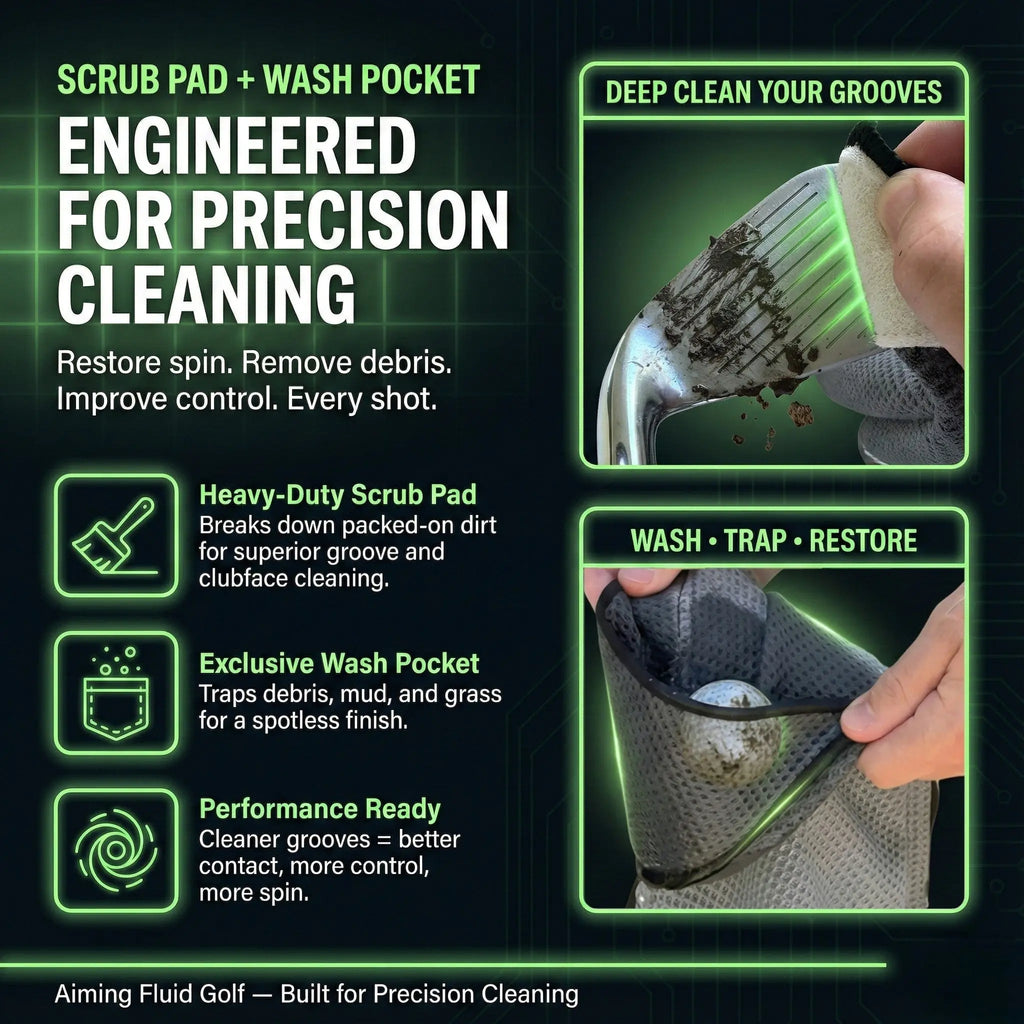 Elevate Your Game with the Magna-Anchor™ Magnetic Golf Towel – Stubby (16×24)