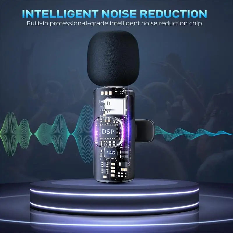 Elevate Your Audio Experience with Our Wireless Lapel Microphone - Perfect for iPhone & Android, Ideal for Streaming, Vlogging, and Interviews!