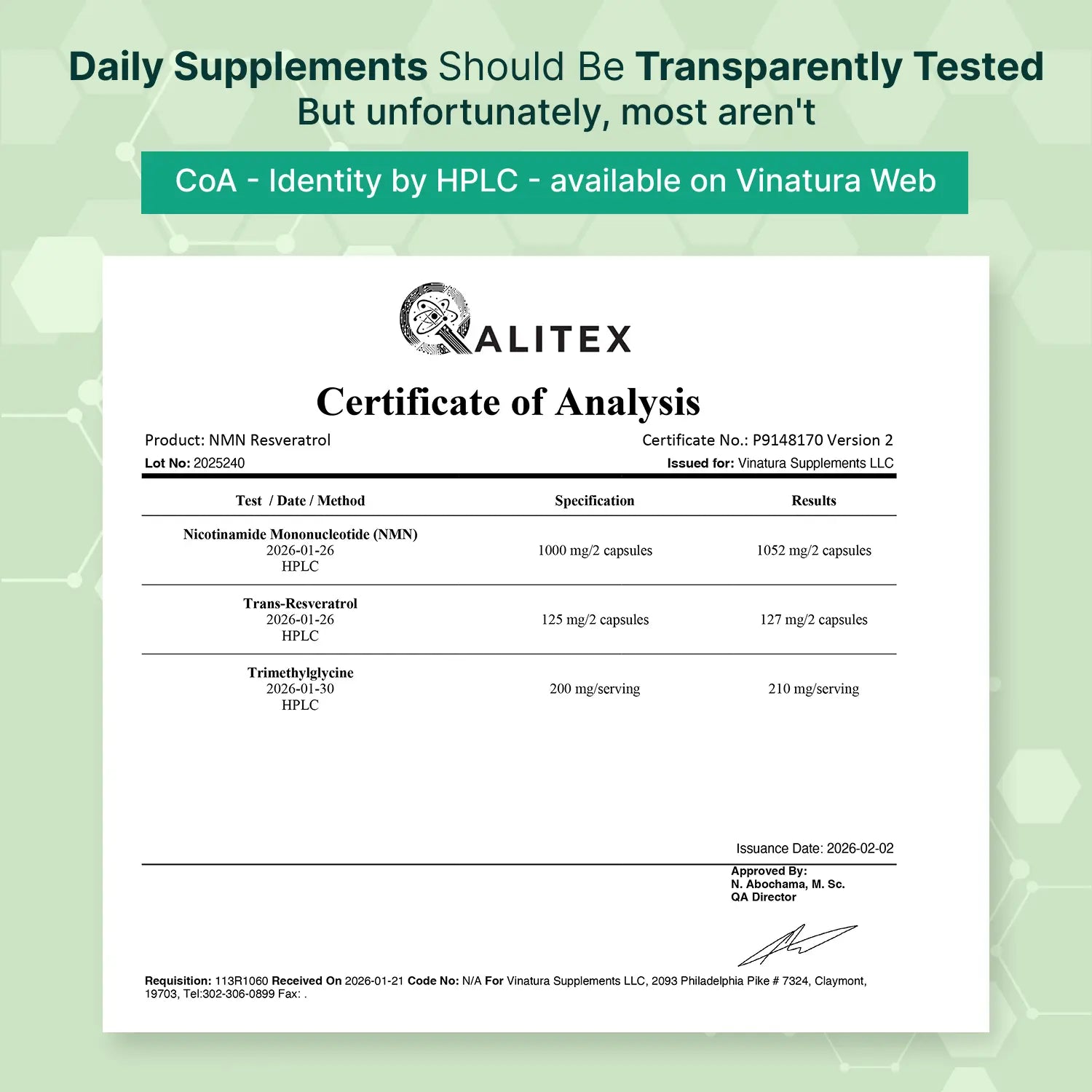 NMN Complex Supplement 1325MG - NMN 1000Mg with Resveratrol and TMG, Support NAD+, 60 Capsules