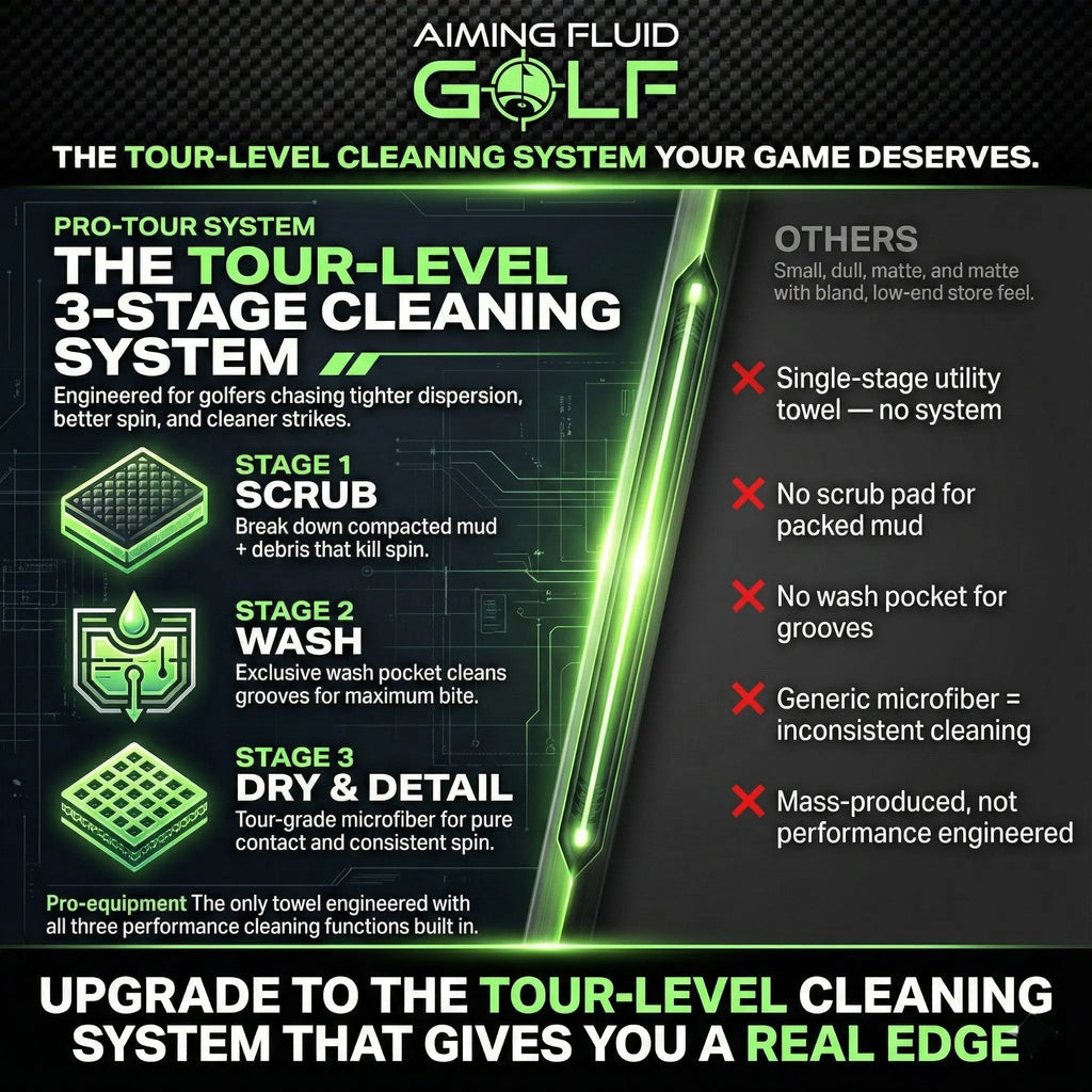 Elevate Your Game with the Magna-Anchor™ Magnetic Golf Towel – Stubby (16×24)