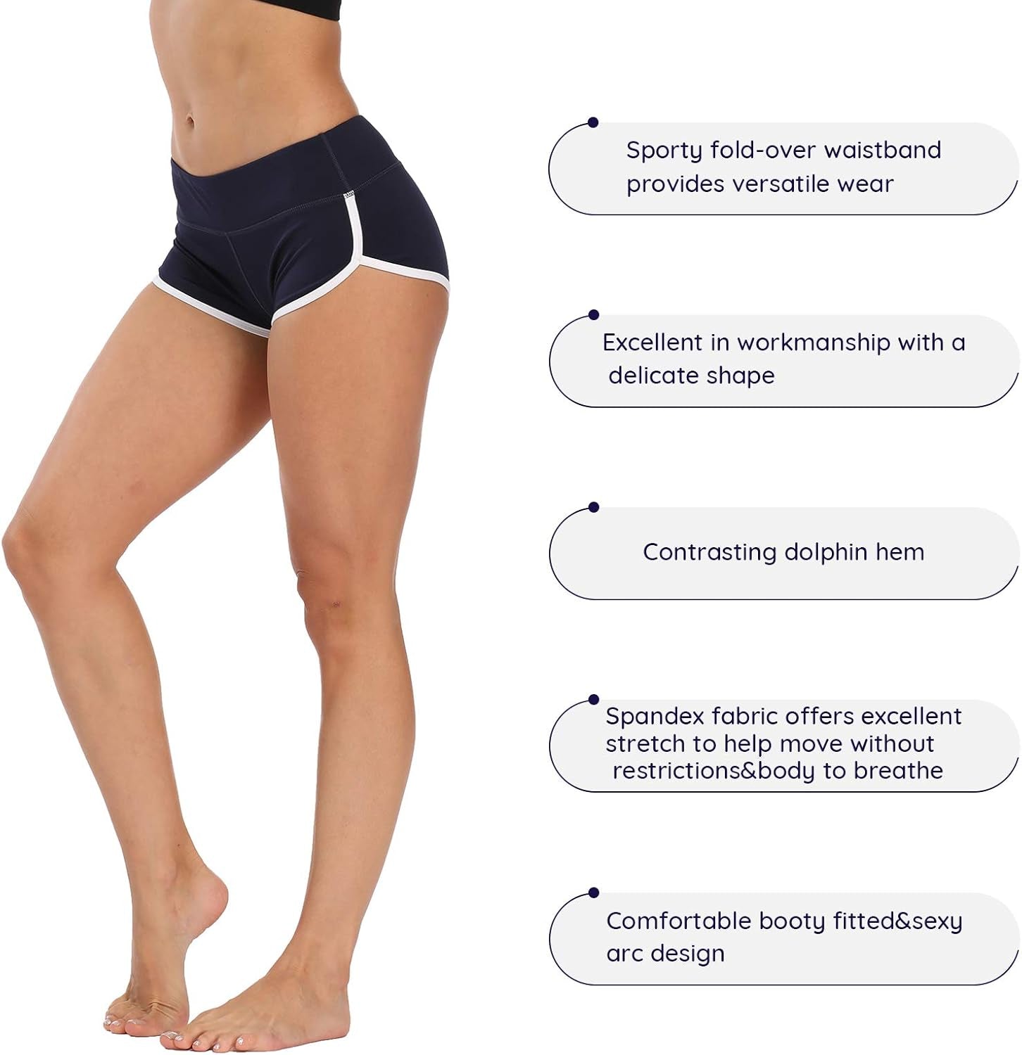 Elevate Your Workout with Women's Active Booty Shorts - Perfect for Yoga, Running, and Gym Sessions!